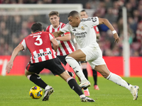 Kylian Mbappe centre-forward of Real Madrid and France during the La Liga match between Athletic Club and Real Madrid CF at Estadio de San M...