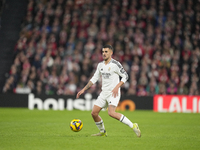 Dani Ceballos central midfield of Real Madrid and Spain during the La Liga match between Athletic Club and Real Madrid CF at Estadio de San...