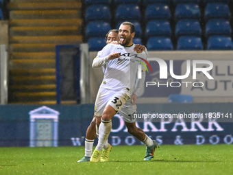 Mason Bennett (32 Burton Albion) celebrates after scoring the team's first goal during the Sky Bet League 1 match between Peterborough Unite...