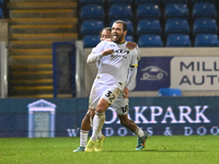 Mason Bennett (32 Burton Albion) celebrates after scoring the team's first goal during the Sky Bet League 1 match between Peterborough Unite...