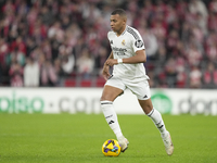 Kylian Mbappe centre-forward of Real Madrid and France during the La Liga match between Athletic Club and Real Madrid CF at Estadio de San M...