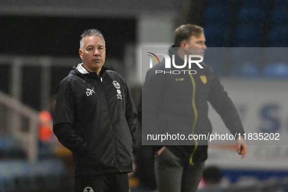 Manager Darren Ferguson observes during the Sky Bet League 1 match between Peterborough United and Burton Albion at the Weston Homes Stadium...