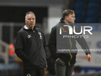 Manager Darren Ferguson observes during the Sky Bet League 1 match between Peterborough United and Burton Albion at the Weston Homes Stadium...