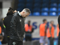 Manager Darren Ferguson of Peterborough United stands towards the end of the game during the Sky Bet League 1 match between Peterborough Uni...