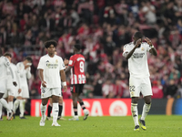 Antonio Rudiger centre-back of Real Madrid and Germany dejected after losing the La Liga match between Athletic Club and Real Madrid CF at E...