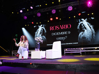 Spanish singer Rosario Flores attends the press conference to promote the Rosario Flores Tour at La Maraka Show Center in Mexico City, Mexic...