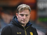 Interim Manager Tom Hounsell observes during the Sky Bet League 1 match between Peterborough United and Burton Albion at the Weston Homes St...