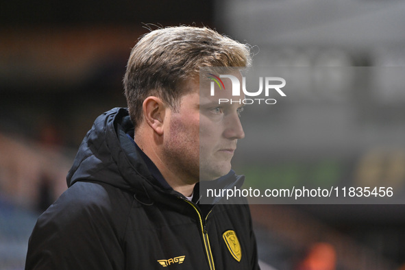 Interim Manager Tom Hounsell (Interim Manager Burton) is present during the Sky Bet League 1 match between Peterborough United and Burton Al...