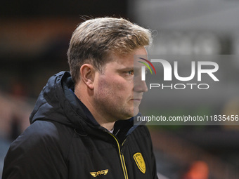 Interim Manager Tom Hounsell (Interim Manager Burton) is present during the Sky Bet League 1 match between Peterborough United and Burton Al...