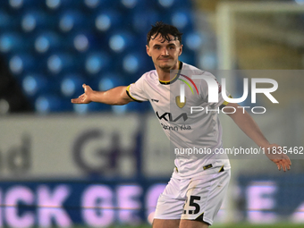 Ciaran Gilligan (25 Burton Albion) participates in the Sky Bet League 1 match between Peterborough United and Burton Albion at the Weston Ho...