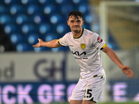 Ciaran Gilligan (25 Burton Albion) participates in the Sky Bet League 1 match between Peterborough United and Burton Albion at the Weston Ho...