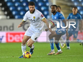 Ryan Sweeney (6 Burton Albion) controls the ball during the Sky Bet League 1 match between Peterborough United and Burton Albion at the West...