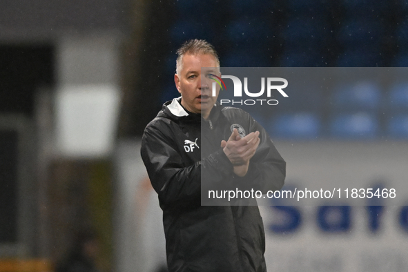 Manager Darren Ferguson applauds during the Sky Bet League 1 match between Peterborough United and Burton Albion at the Weston Homes Stadium...