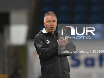 Manager Darren Ferguson applauds during the Sky Bet League 1 match between Peterborough United and Burton Albion at the Weston Homes Stadium...