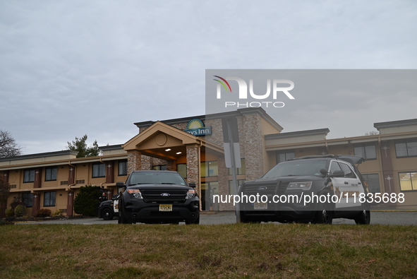 A 7-month-old infant is found dead at Days Inn by Wyndham Wayne in Wayne, New Jersey, United States, on December 4, 2024. Passaic County Pro...