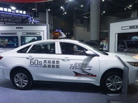 Visitors experience driving learning using a car instructor robot at the Zhejiang International Intelligent Transportation Industry Expo in...