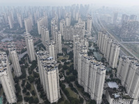 The Country Garden residential complex is in Zhenjiang, Jiangsu province, China, on December 5, 2024. (