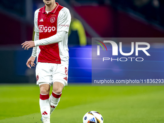 AFC Ajax Amsterdam midfielder Kenneth Taylor plays during the match between Ajax and Utrecht at the Johan Cruijff ArenA for the Dutch Erediv...