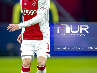 AFC Ajax Amsterdam midfielder Kenneth Taylor plays during the match between Ajax and Utrecht at the Johan Cruijff ArenA for the Dutch Erediv...