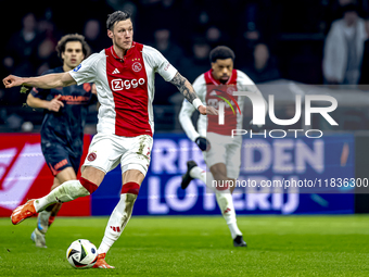 AFC Ajax Amsterdam forward Wout Weghorst participates in the match between Ajax and Utrecht at the Johan Cruijff ArenA for the Dutch Eredivi...