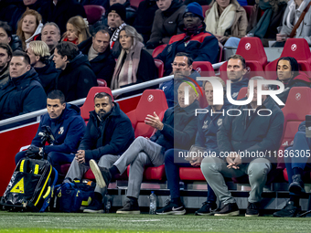 FC Utrecht trainer Ron Jans is present during the match between Ajax and Utrecht at the Johan Cruijff ArenA for the Dutch Eredivisie season...