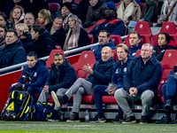 FC Utrecht trainer Ron Jans is present during the match between Ajax and Utrecht at the Johan Cruijff ArenA for the Dutch Eredivisie season...