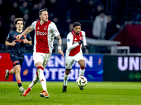 AFC Ajax Amsterdam forward Wout Weghorst participates in the match between Ajax and Utrecht at the Johan Cruijff ArenA for the Dutch Eredivi...