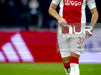 AFC Ajax Amsterdam defender Josip Sutalo participates in the match between Ajax and Utrecht at the Johan Cruijff ArenA for the Dutch Eredivi...