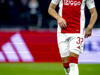 AFC Ajax Amsterdam defender Josip Sutalo participates in the match between Ajax and Utrecht at the Johan Cruijff ArenA for the Dutch Eredivi...