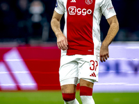 AFC Ajax Amsterdam defender Josip Sutalo participates in the match between Ajax and Utrecht at the Johan Cruijff ArenA for the Dutch Eredivi...