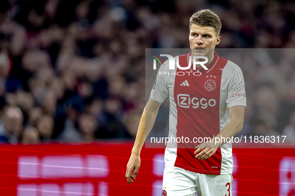 AFC Ajax Amsterdam defender Anton Gaaei participates in the match between Ajax and Utrecht at the Johan Cruijff ArenA for the Dutch Eredivis...