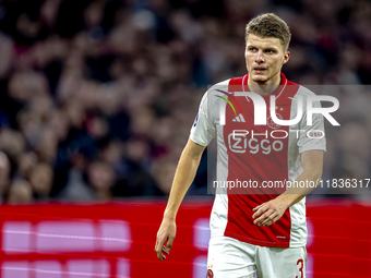 AFC Ajax Amsterdam defender Anton Gaaei participates in the match between Ajax and Utrecht at the Johan Cruijff ArenA for the Dutch Eredivis...