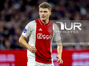 AFC Ajax Amsterdam defender Anton Gaaei participates in the match between Ajax and Utrecht at the Johan Cruijff ArenA for the Dutch Eredivis...