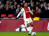 AFC Ajax Amsterdam forward Chuba Akpom plays during the match between Ajax and Utrecht at the Johan Cruijff ArenA for the Dutch Eredivisie s...