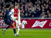 AFC Ajax Amsterdam midfielder Kenneth Taylor plays during the match between Ajax and Utrecht at the Johan Cruijff ArenA for the Dutch Erediv...