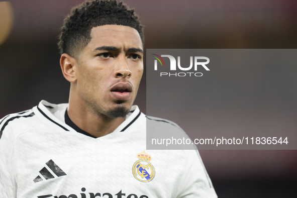 Jude Bellingham central midfield of Real Madrid and England during the La Liga match between Athletic Club and Real Madrid CF at Estadio de...