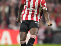 Inaki Williams right winger of Athletic Club and Ghana during the La Liga match between Athletic Club and Real Madrid CF at Estadio de San M...