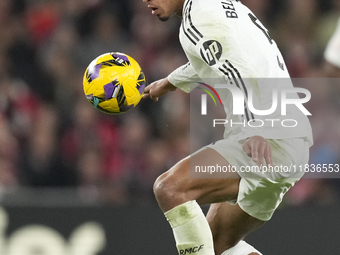 Jude Bellingham central midfield of Real Madrid and England during the La Liga match between Athletic Club and Real Madrid CF at Estadio de...