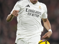 Kylian Mbappe centre-forward of Real Madrid and France during the La Liga match between Athletic Club and Real Madrid CF at Estadio de San M...