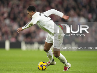 Jude Bellingham central midfield of Real Madrid and England during the La Liga match between Athletic Club and Real Madrid CF at Estadio de...