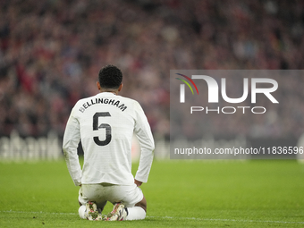 Jude Bellingham central midfield of Real Madrid and England during the La Liga match between Athletic Club and Real Madrid CF at Estadio de...