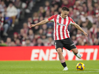 Andoni Gorosabel right-back of Athletic Club and Spain during the La Liga match between Athletic Club and Real Madrid CF at Estadio de San M...