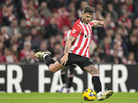 Yeray Alvarez centre-back of Athletic Club and Spain during the La Liga match between Athletic Club and Real Madrid CF at Estadio de San Mam...