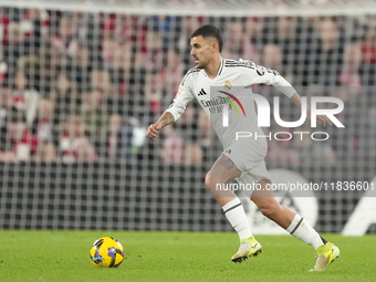 Dani Ceballos central midfield of Real Madrid and Spain during the La Liga match between Athletic Club and Real Madrid CF at Estadio de San...