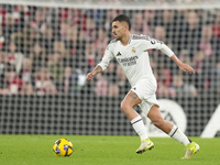 Dani Ceballos central midfield of Real Madrid and Spain during the La Liga match between Athletic Club and Real Madrid CF at Estadio de San...