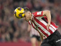 Andoni Gorosabel right-back of Athletic Club and Spain during the La Liga match between Athletic Club and Real Madrid CF at Estadio de San M...