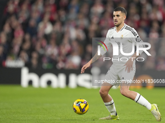 Dani Ceballos central midfield of Real Madrid and Spain during the La Liga match between Athletic Club and Real Madrid CF at Estadio de San...