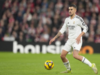 Dani Ceballos central midfield of Real Madrid and Spain during the La Liga match between Athletic Club and Real Madrid CF at Estadio de San...