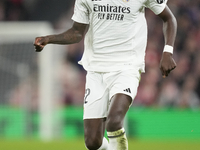 Antonio Rudiger centre-back of Real Madrid and Germany during the La Liga match between Athletic Club and Real Madrid CF at Estadio de San M...