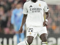 Antonio Rudiger centre-back of Real Madrid and Germany during the La Liga match between Athletic Club and Real Madrid CF at Estadio de San M...